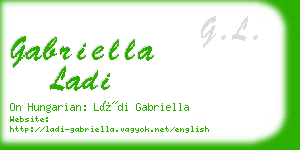 gabriella ladi business card